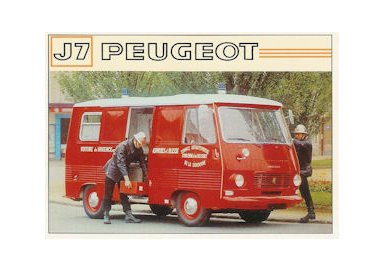 Carte " Peugeot J7 "